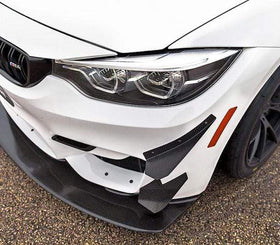 RKP BMW F8X M3 / M4 GT4 Carbon Bumper Canard Set - 0