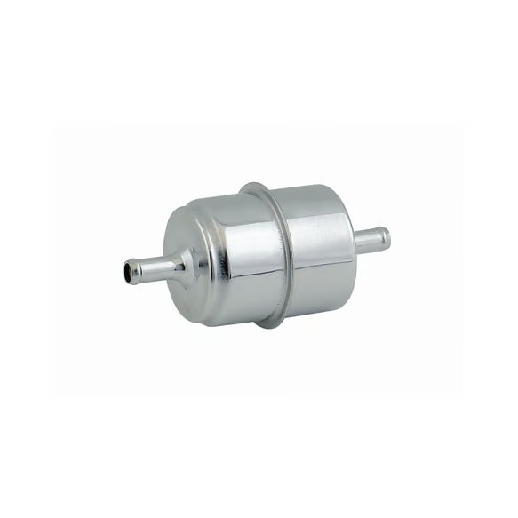 Mr. Gasket Chrome Fuel Filter - Fits 5/16 Inch Hose - 0