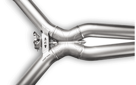 Akrapovic 16-17 AMG C63 Coupe Evolution Line Cat Back (Titanium) w/ Carbon Tips (Req. Link Pipe) - 0