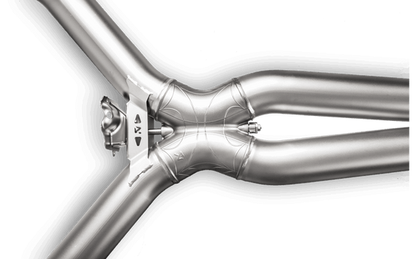 Akrapovic 16-17 AMG C63 Coupe Evolution Line Cat Back (Titanium) w/ Carbon Tips (Req. Link Pipe)