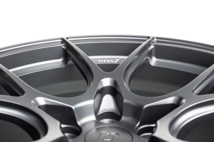 Titan 7 T-CS5 19x9.5 5x114.3 +35 Offset / 64.15 CB Iridium Silver Wheel