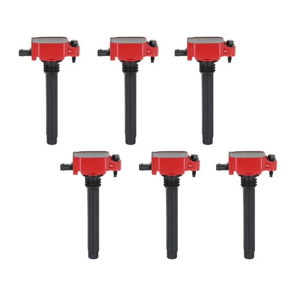 MSD Coils. Red. Chrysler V6 11-16. 6-Pack