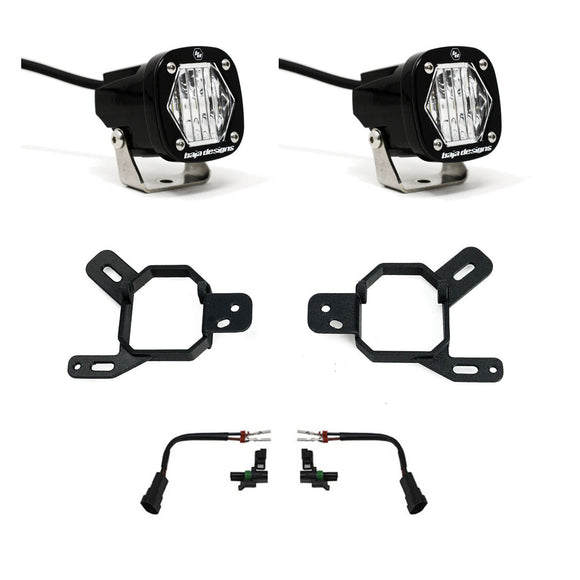 Baja Designs 24-25 GM 2500/3500 S1 Fog Pocket Light Kit - Clear