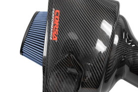 Corsa 2015-2019 Chevrolet Corvette C7 Z06 Carbon Fiber Air Intake with MaxFlow 5 Oiled Filter - 0