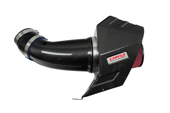 Black / Carbon Fiber Air Intake | 2020-2025 Dodge Durango SRT Hellcat 6.2L | 2018-21 Jeep Grand Cherokee TrackHawk 6.2L w/ MaxFlow 5 Oil Filter