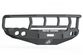 Road Armor 02-05 Dodge 1500 Stealth Front Winch Bumper w/Titan II Guard - Tex Blk