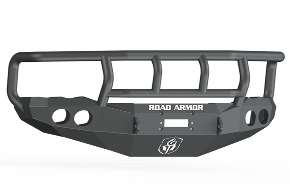 Road Armor 02-05 Dodge 1500 Stealth Front Winch Bumper w/Titan II Guard - Tex Blk