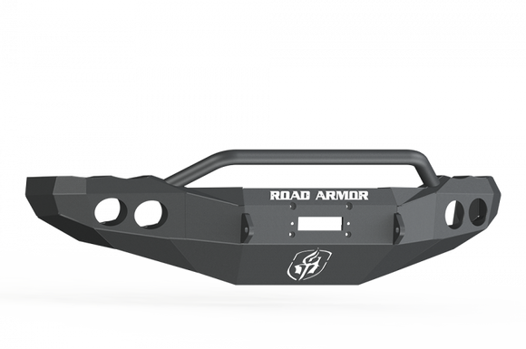 Road Armor 02-05 Dodge 1500 Stealth Front Winch Bumper w/Pre-Runner Guard - Tex Blk