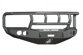 Road Armor 06-09 Dodge 2500 Stealth Front Winch Bumper w/Titan II Guard - Tex Blk
