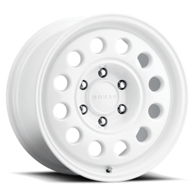 Nomad N501SA Convoy 17x8.5 / 5x150 BP / 25mm Offset / 110.3mm Bore - Gloss White Wheel