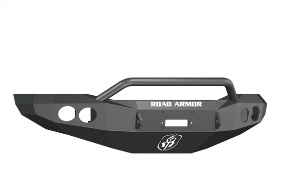Road Armor 06-08 Dodge 1500 Stealth Front Winch Bumper w/Pre-Runner Guard - Tex Blk