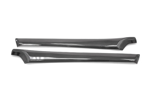 OLM LE Dry Carbon Front Door Trim Upper Panels - 15 WRX STI