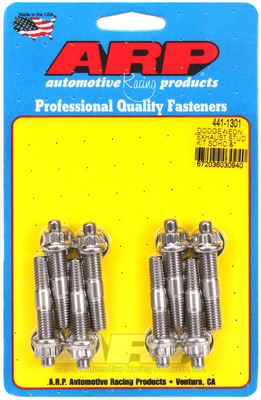 ARP Dodge Neon SOHC/DOHC EXhaust Manifold Stud Kit (8)