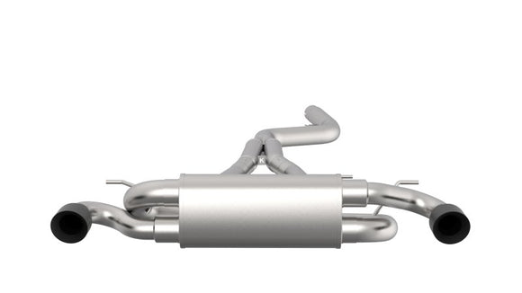 Kooks 3-1/2" x 3" SS Cat-Back Exhaust with Black Tips. 2020 Toyota Supra.