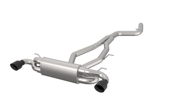 Kooks 3-1/2" x 3" SS Cat-Back Exhaust with Black Tips. 2020 Toyota Supra.