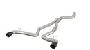 Kooks 3-1/2" x 3" SS Muffler Delete Cat-Back with Black Tips. 2020 Toyota Supra.-2