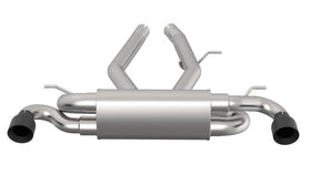 Kooks 3" Stainless Steel Axle-Back Exhaust with Black Tips. 2020 Toyota Supra.