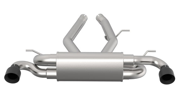 Kooks 3" Stainless Steel Axle-Back Exhaust with Black Tips. 2020 Toyota Supra.