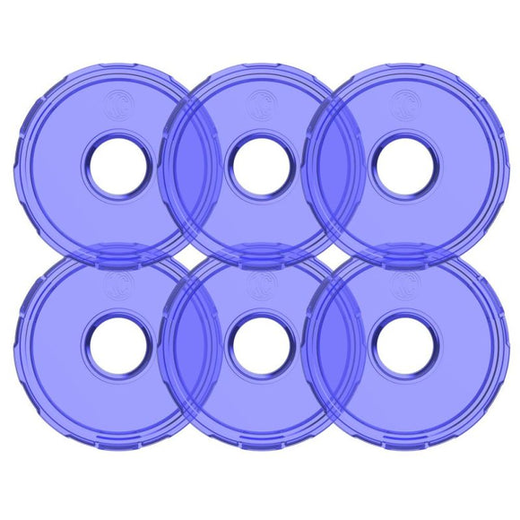 KC HiLiTES Cyclone V2 LED - Replacement Lens - Blue - 6-PK