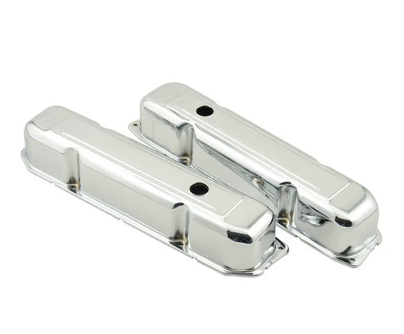 Mr. Gasket Chrome Valve Covers Fits 1965-1979 Chrysler 383-440 Big Block