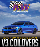 KW Coilover Kit V3 2019+ BMW 330i Sedan 2WD (G20)-2