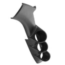Autometer 89-94 Nissan 240SX Black Triple 52mm Pillar Pod-2