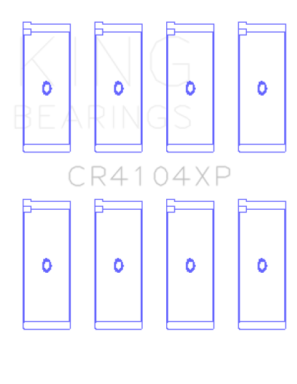 King Audi/VW 83-03 1.6L/1.8L/2.0L Performance Rod Bearing Set - Size STDX