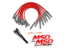 MSD Wire Set. Red. Ford Raptor 2010-14 6.2L-1