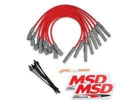 MSD Wire Set. Red. Ford Raptor 2010-14 6.2L