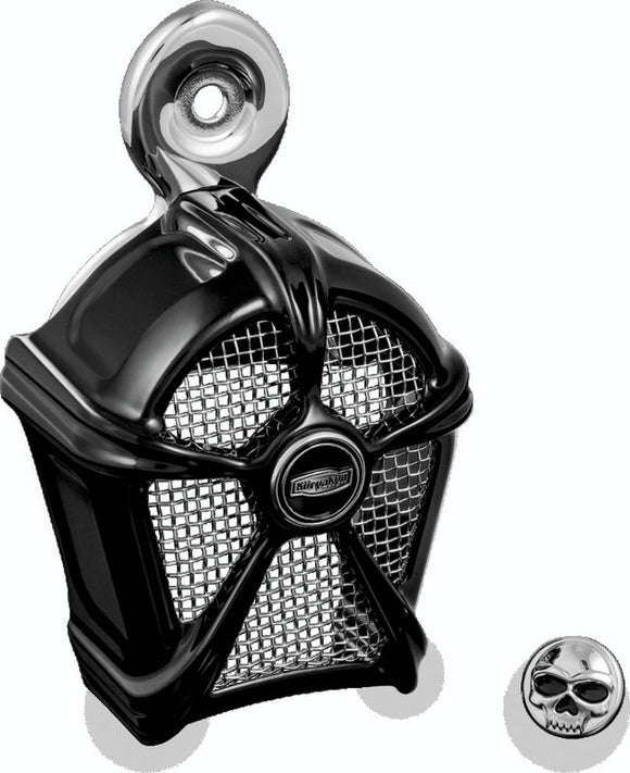 Kuryakyn Mach 2 Horn Cover Chrome With Black Mesh