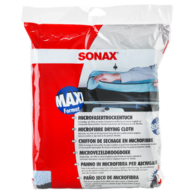 SONAX Microfibre Drying Cloth - Thick Blue