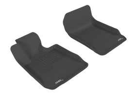 3D MAXpider 2007-2013 BMW 3 Series E92 Kagu 1st & 2nd Row Floormats - Black - 0