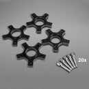 Ferrari 458/488/FF Wheel Spacers (Star Shape) - 14mm Front / 17mm Rear-1