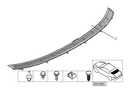 BMW Seat Back Panel Clip - Genuine BMW 52201964201-2