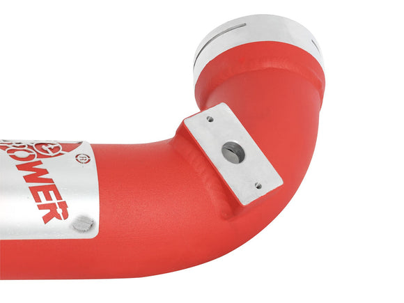 aFe BladeRunner 2.5-2.75in Red Intercooler Tube Cold Side w/ Couplings & Clamps Kit 13-16 BMW F30