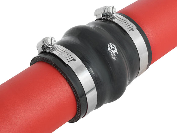 aFe BladeRunner 2.5-2.75in Red Intercooler Tube Cold Side w/ Couplings & Clamps Kit 13-16 BMW F30