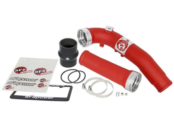 aFe BladeRunner 2.5-2.75in Red Intercooler Tube Cold Side w/ Couplings & Clamps Kit 13-16 BMW F30