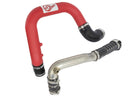 aFe BladeRunner 2.5in Red IC Tube Hot Side w/ Coupling & Clamp Kit 2016 GM Colorado/Canyon 2.8L-3