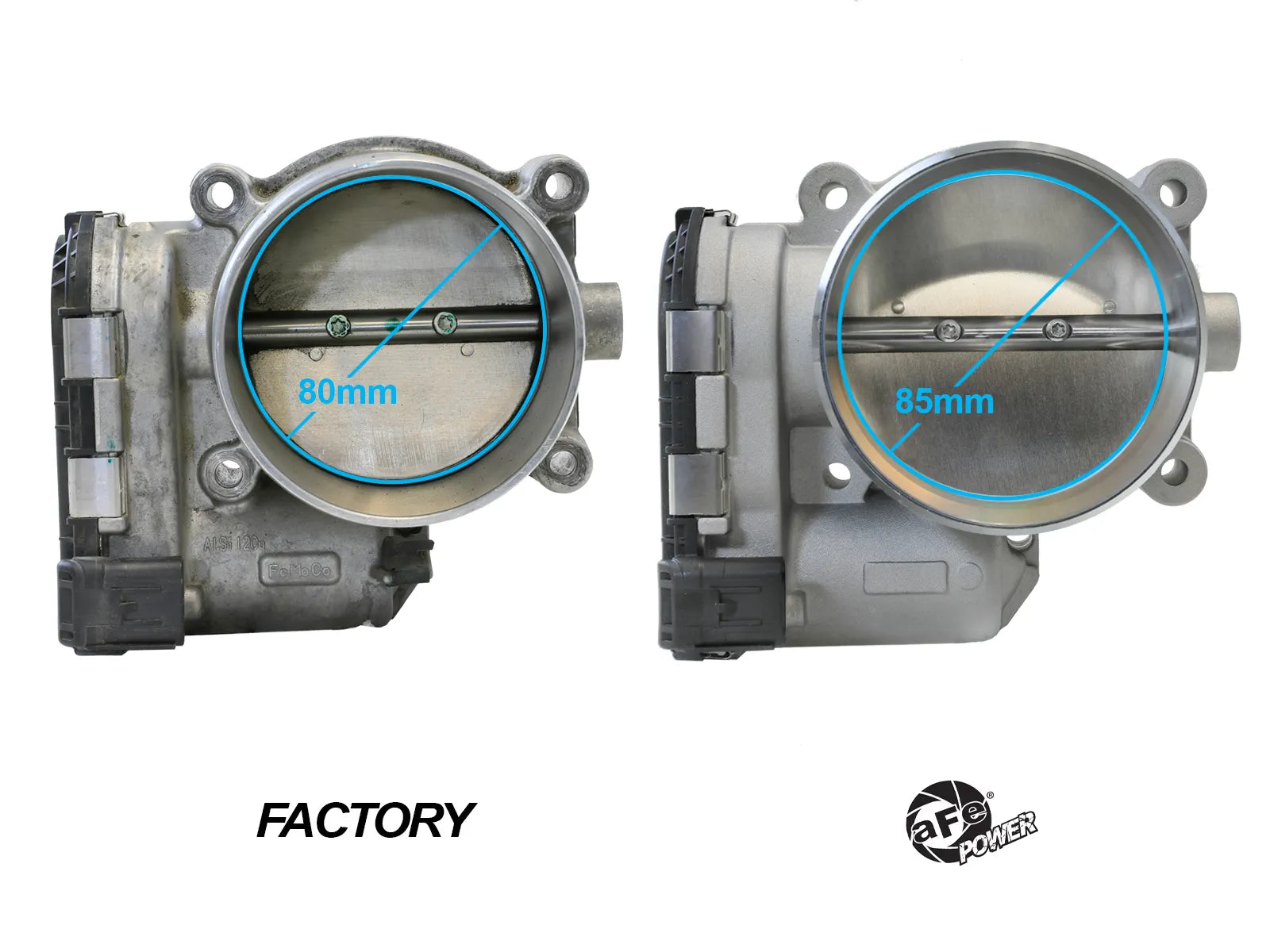 aFe POWER 85mm Throttle Body Ford Mustang GT 15-17 V8-5.0L