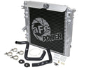 aFe BladeRunner GT Series Bar and Plate Radiator w/ Black Hoses 12-18 Jeep Wrangler (JK) V6 3.6L-1