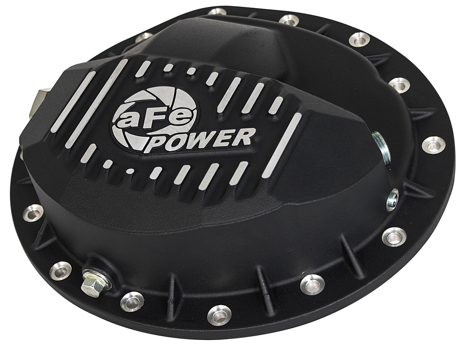 Pro Series Front Differential Cover Black w/ Machined Fins Dodge Diesel Trucks 03-12 L6-5.9/6.7L (td)