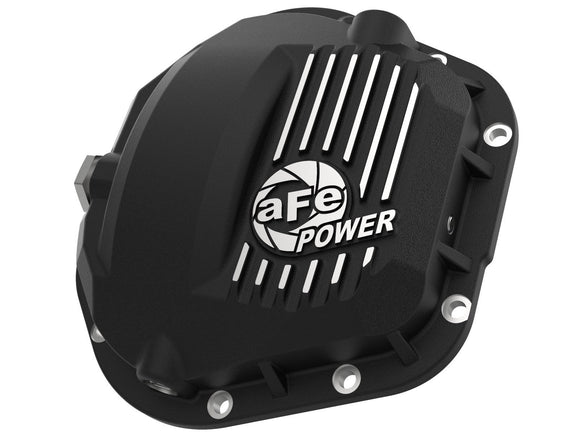 aFe Power Front Differential Cover 5/94-12 Ford Diesel Trucks V8 7.3/6.0/6.4/6.7L (td) Machined Fins