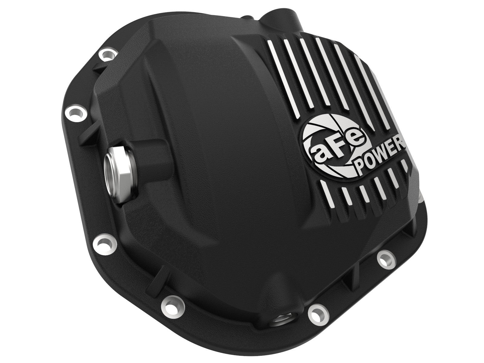 aFe Power Front Differential Cover 5/94-12 Ford Diesel Trucks V8 7.3/6.0/6.4/6.7L (td) Machined Fins - 0