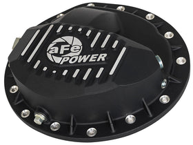 aFe Power Pro Series Rear Differential Cover Black w/Machined Fins 16-17 Nissan Titan XD(AAM 9.5-14)
