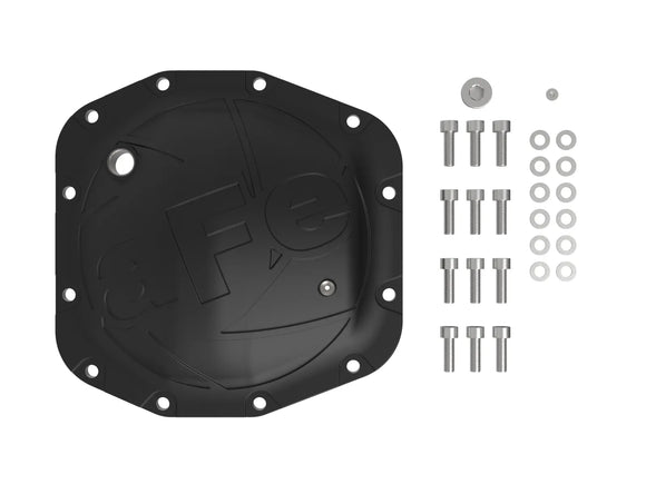 aFe POWER Pro Series Front Differential Cover Black Jeep Wrangler (JL) 18-25/ Gladiator (JT) 20-25 (Dana M210)