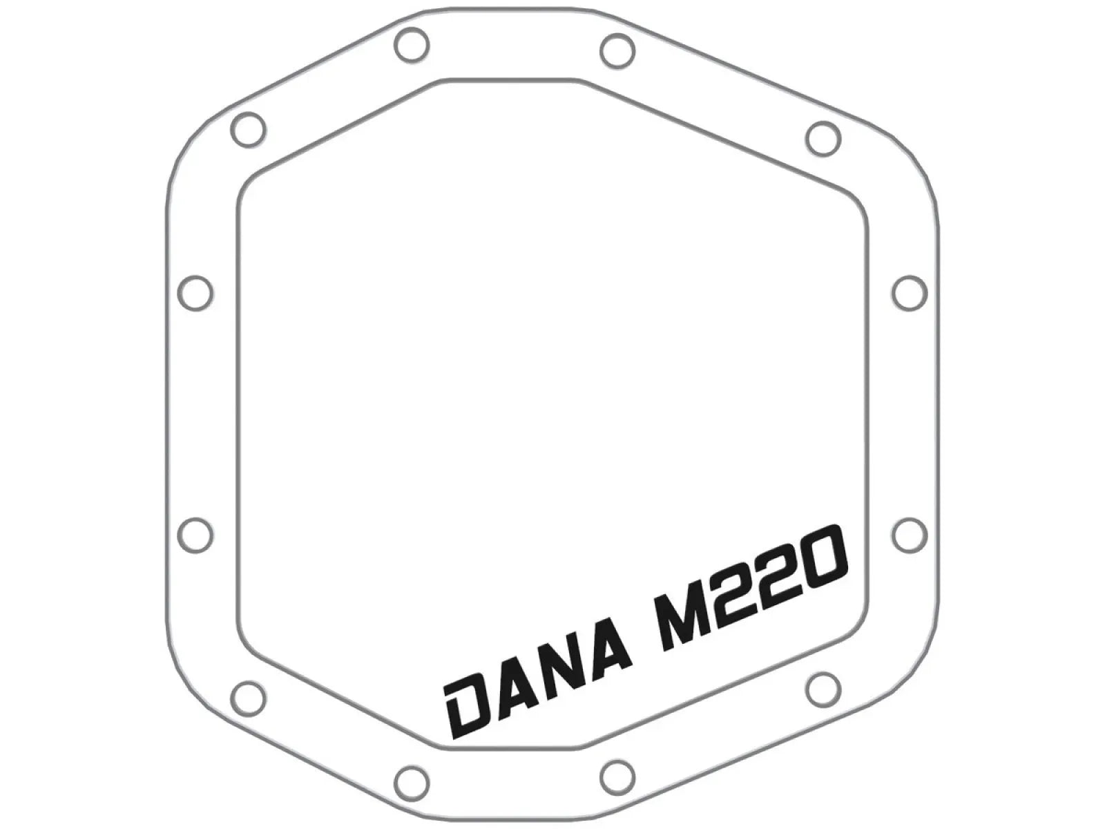 aFe POWER Pro Series Rear Differential Cover Black Jeep Wrangler (JL) 18-25 L4-2.0L (t)/ V6-3.6L (Dana M220)