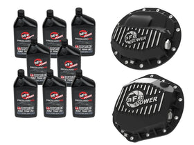 aFe POWER Front & Rear Diff GUARD Package w/ Oil RAM Diesel Trucks 13-18 L6 (AAM 9.25-12 & AAM 11.5/11.8-14)