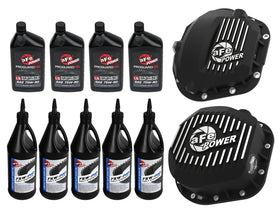 aFe POWER Front & Rear Diff GUARD Package w/ Oil Ford F-250/F-350/Excursion 99-16 V8 (td) (Dana 60/Super 60 & Sterling 10.5-12)