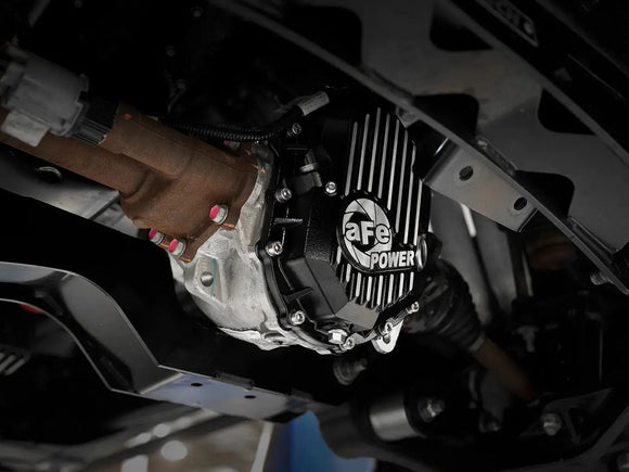 aFe POWER Front & Rear Diff GUARD Package w/ Oil GM Diesel Trucks 11-19 V8 (AAM 9.25-12 & AAM 11.5-14)