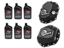aFe POWER Front & Rear Diff GUARD Package w/ Oil GM Diesel Trucks 20-25 V8 (AAM 9.25-12 & AAM 11.5/12.0-14)-1